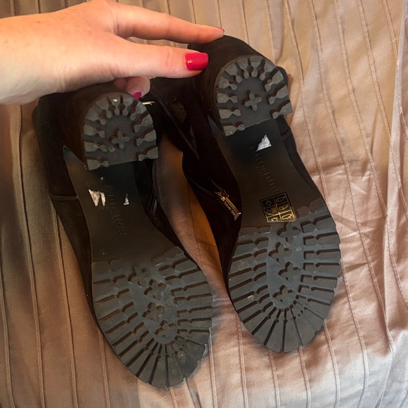 Karl Lagerfeld Black Suede Ankle Boots size 8 - Picture 7 of 16